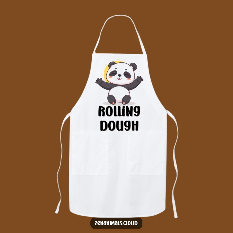Funny Panda Yoga Apron: Zen Kitchen Wear, Ideal Funny Gift
