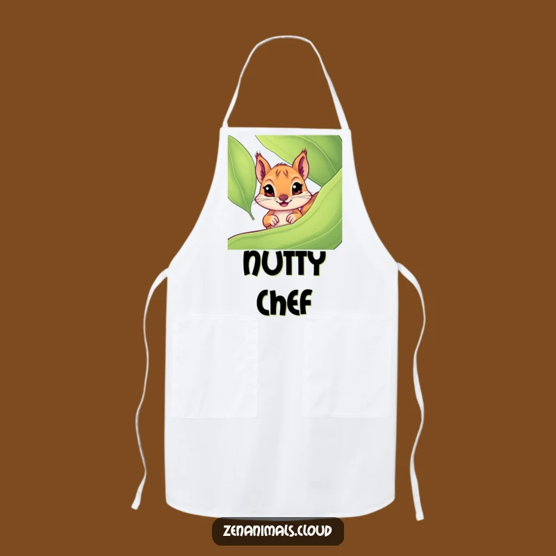 Funny Squirrel Apron, Curious Chef Design, Kitchen Humor, Perfect Funny Gift For Cooks