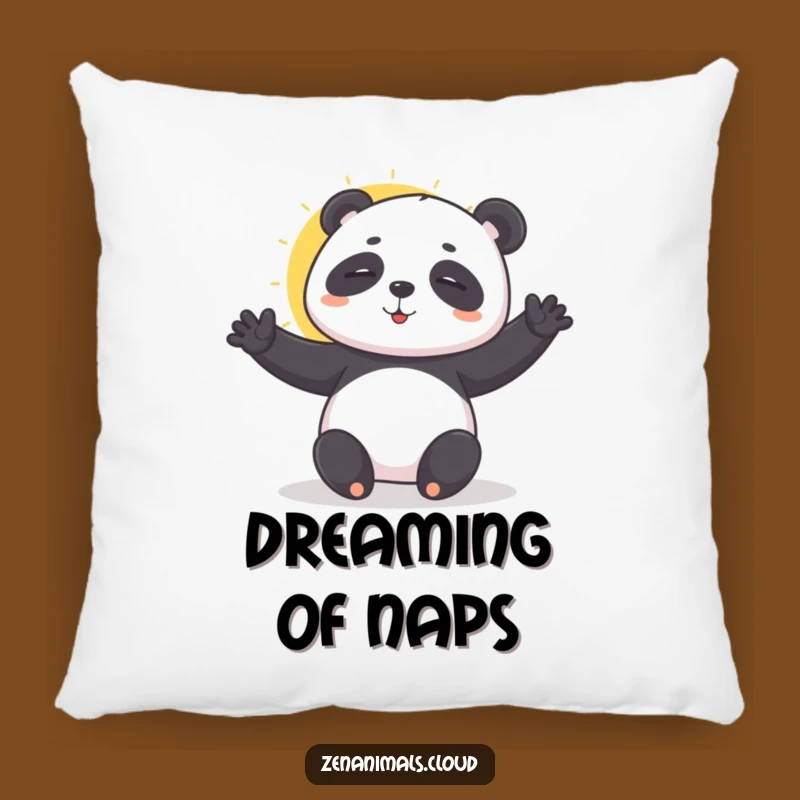 Funny Panda Yoga Pillow: Cozy Zen Comfort, Perfect Hilarious Funny Gift
