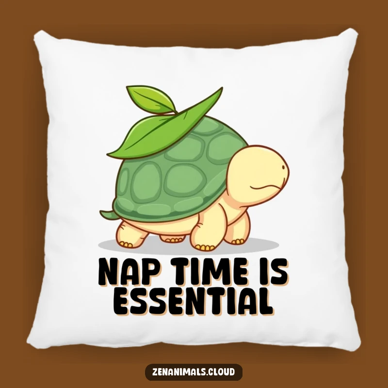 Funny Turtle Pillow: Cozy Up With This Calm, Leafy Companion Floor Cushion