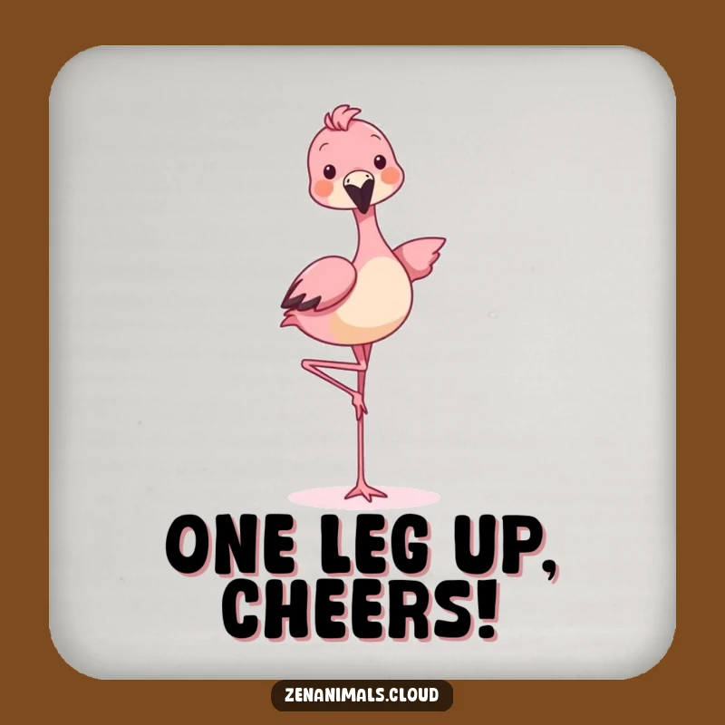 Funny Balancing Animal Flamingo Coaster - Protect Surfaces with Playful Charm and Humor