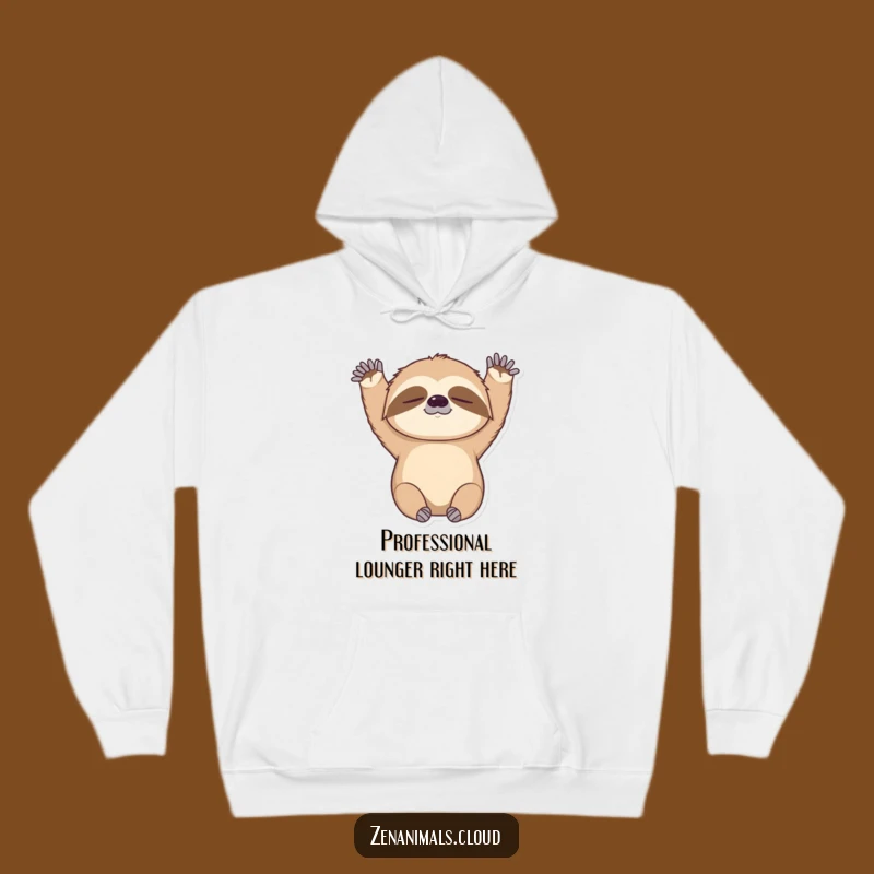 Funny Sloth Hoodie: Cozy Stretching Sloth Sweatshirt, Ideal Warm & Funny Gift