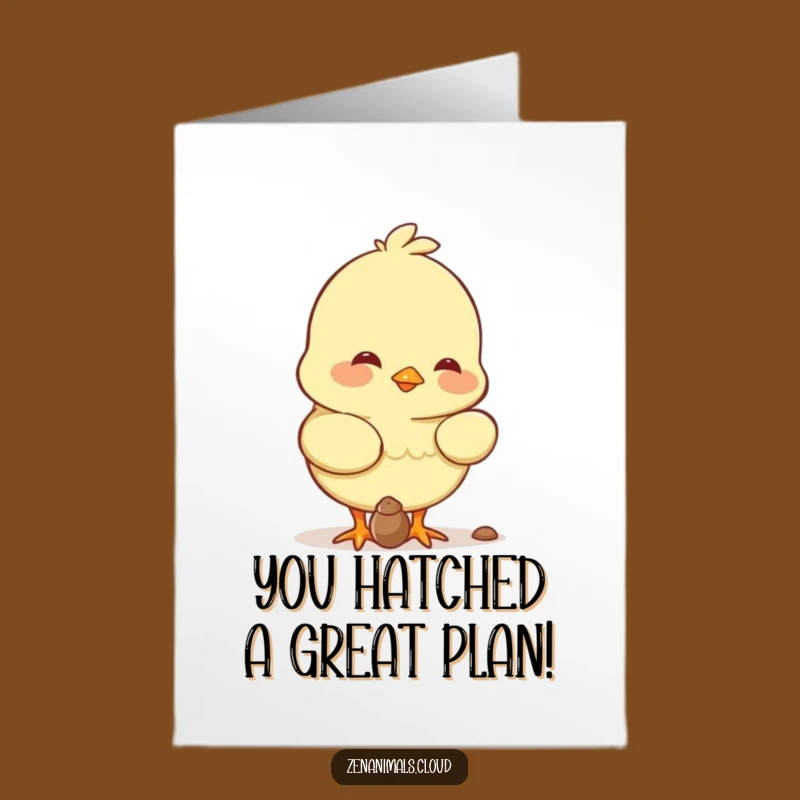Free Printable Chick Congrats Card: Little Seed, Big Achievement Funny Downloadable!