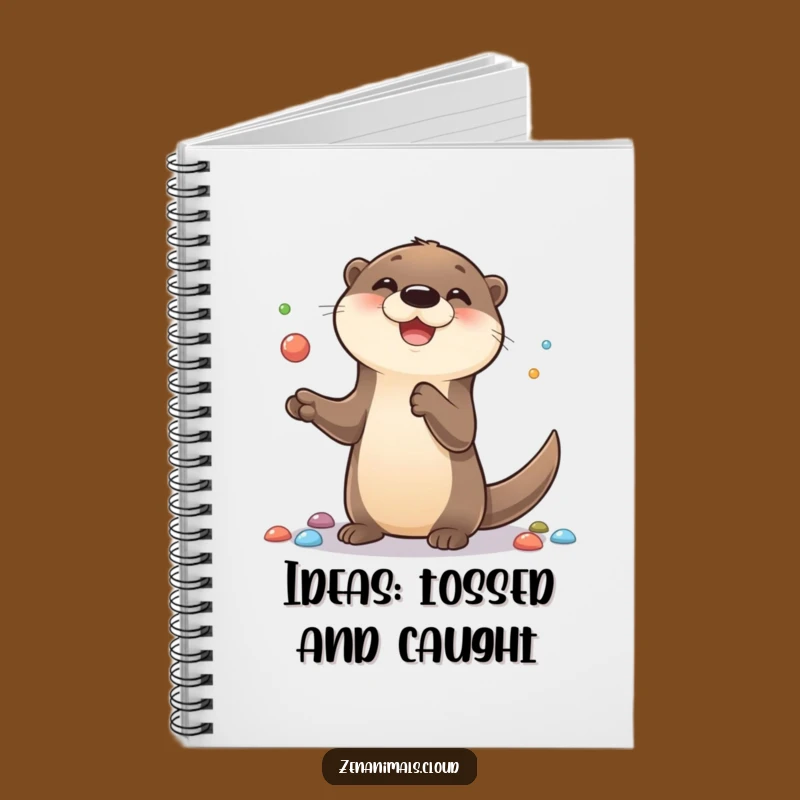 Funny Otter Notebook: Juggling Otter Journal, Great for Playful Notes & Funny Gifts
