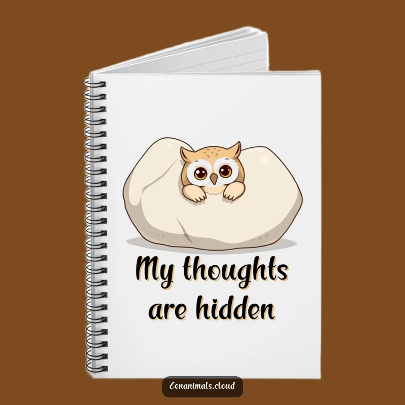 Funny Curious Owl Notebook: Journal Peeking & Wisdom, Ideal Gift for Writers