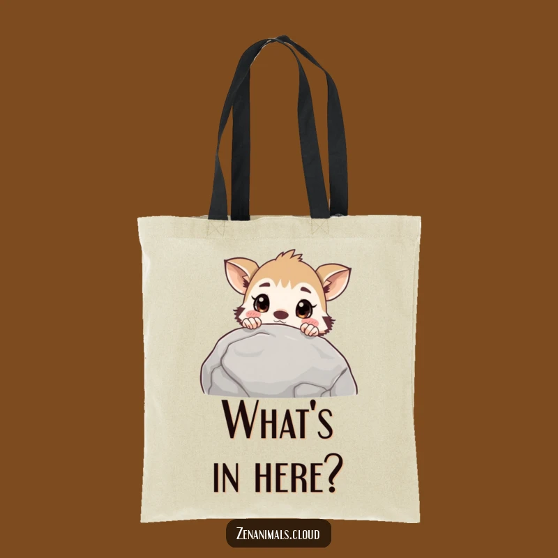 Funny Curious Animal Tote Bag: Carry Your Discoveries with Surprise