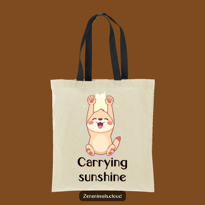 Funny Joyful Animal Tote Bag: Carry Your Sunshine Everywhere